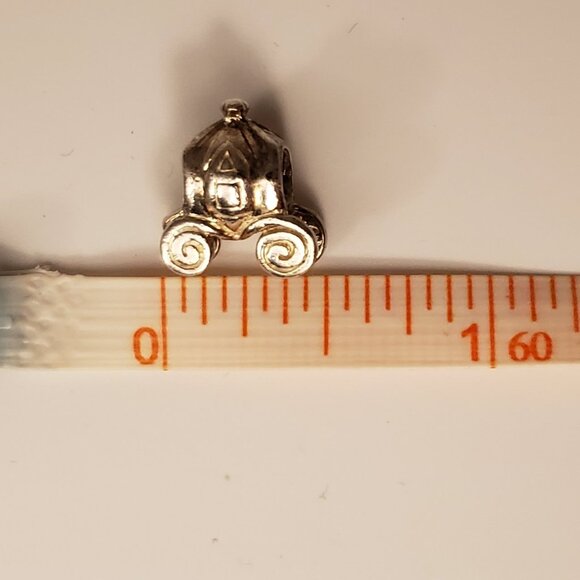 Chamilia Disney Cinderella Carriage Coach Pumpkin Sterling Silver Charm Bead 925 - Picture 8 of 9